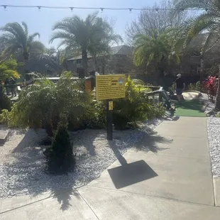 outside