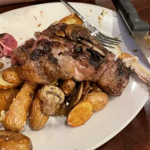 Steak. Unbelievable that they would serve this.