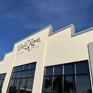 the outside of the building