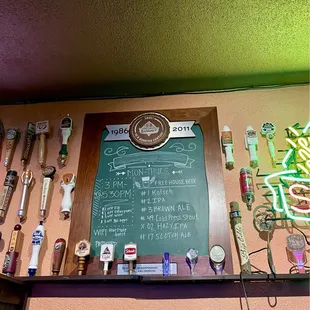 Taps still on the walls as they should be ;)
