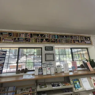 Library side(inside library)