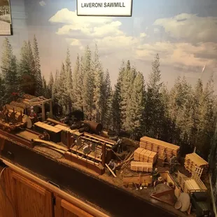 Small model of timber rush