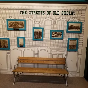 A fun exhibit for displaying antiques and items for each profession