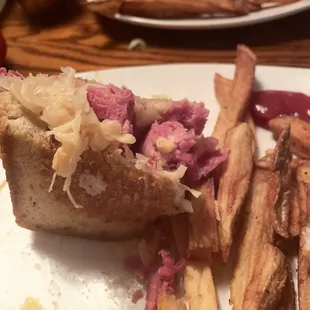 Reuben and fries