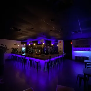 Bar at night