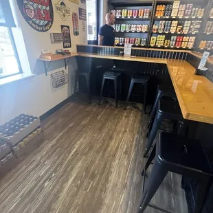 a man sitting at a bar