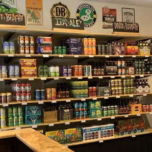 Craft beer wall