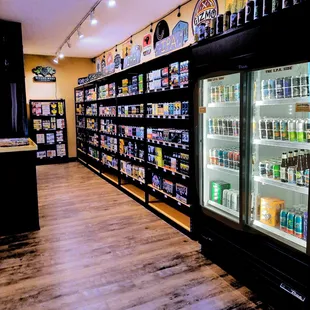 the inside of a store