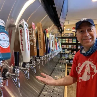 Friendly staff and amazing beer selection.