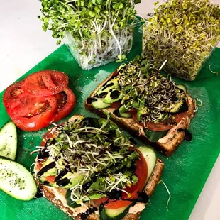 Fresh avocado toast done for a yoga event collaboration.