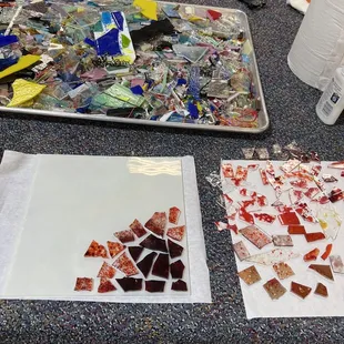 Starting fused glass