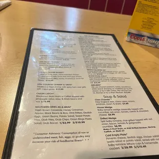 Menu!