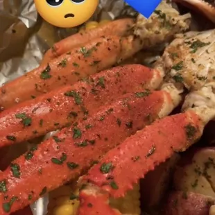 Snow crab legs