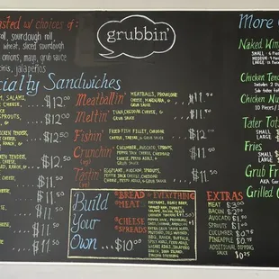 Delicious menu