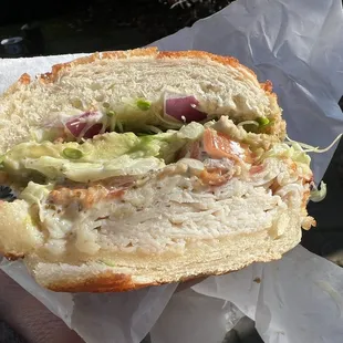 &quot;Juicin&apos;&quot; Sandwich - Turkey, Avocado, Tomato on Dutch Crunch