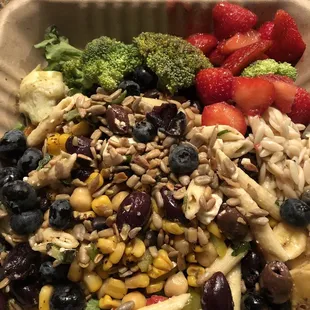 My delicious and nutritious salad.