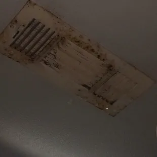 AC vent dripping gross water on girls as they wait in line for the bathroom. Great place for dinner