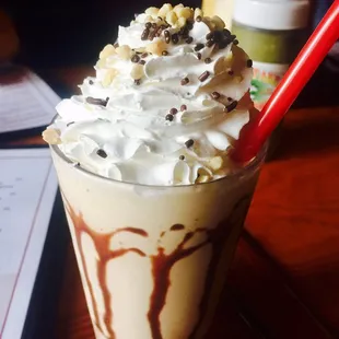 Gingerbread man milkshake