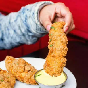 chicken wings and fried chicken, food