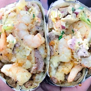 Surf and Turf Burrito