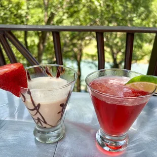 Chocolate Martini and French Pear Martini