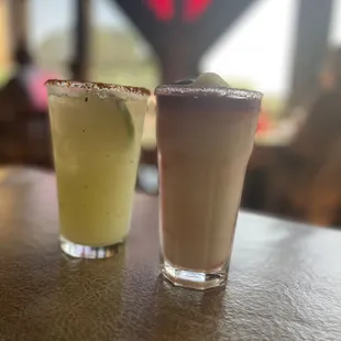 Cucumber Margarita and Sangria Swirl