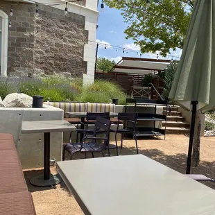 Outside sitting area