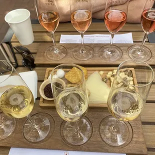 Wine tasting flights
