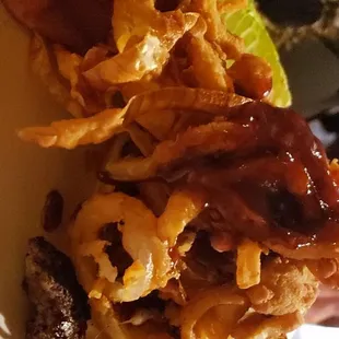 a pulled pork sandwich