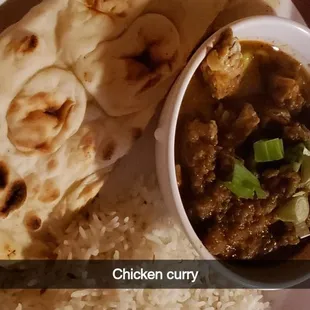 chicken curry and rice