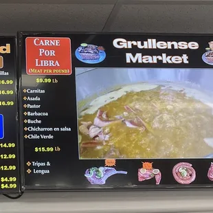 Grullenese Market MENU 3 November 1, 2022