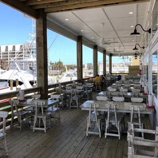 Outdoor seating!