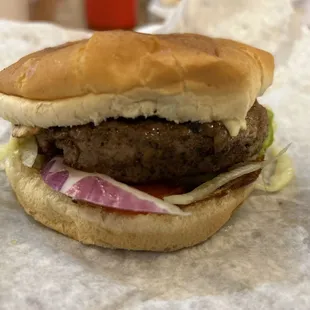 Mushroom Swiss burger