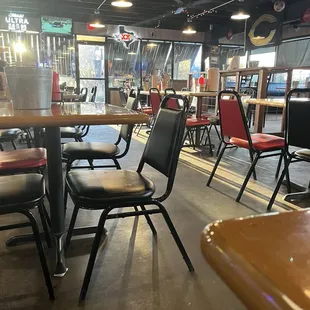 Inside table seating