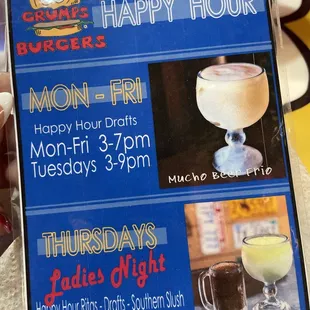 Happy Hour Specials