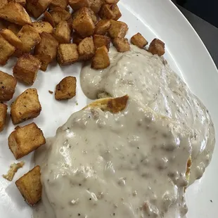 Big Ol' Biscuit and Gravy Combo Breakfast