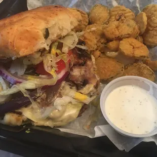 Swiss Mushroom Burger