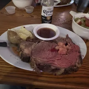 Prime rib Saturday night