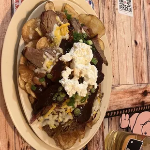 Brisket nachos