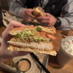 Chicken sandwich