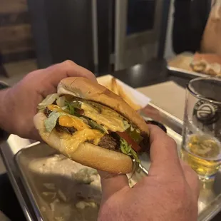 burgers, food