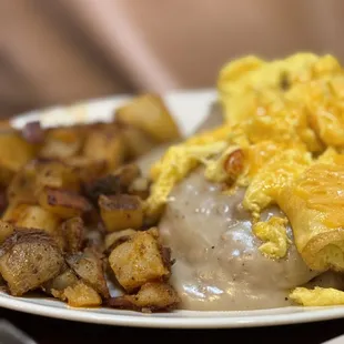 Biscuits and gravy