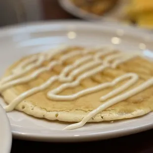 Cinnamon roll pancake