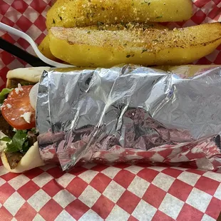Gyro and Lemon potatoes