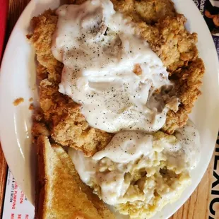 Hand Breaded Chicken Fried Steak
