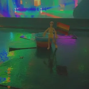 a man rowing a boat