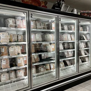 the inside of the refrigerator