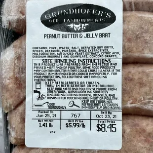 the label