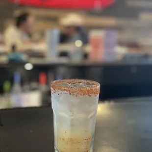 a margarita in a glass