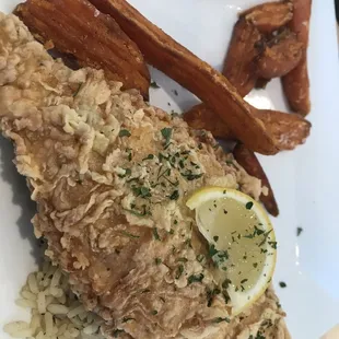 Parmesan Crusted Flounder